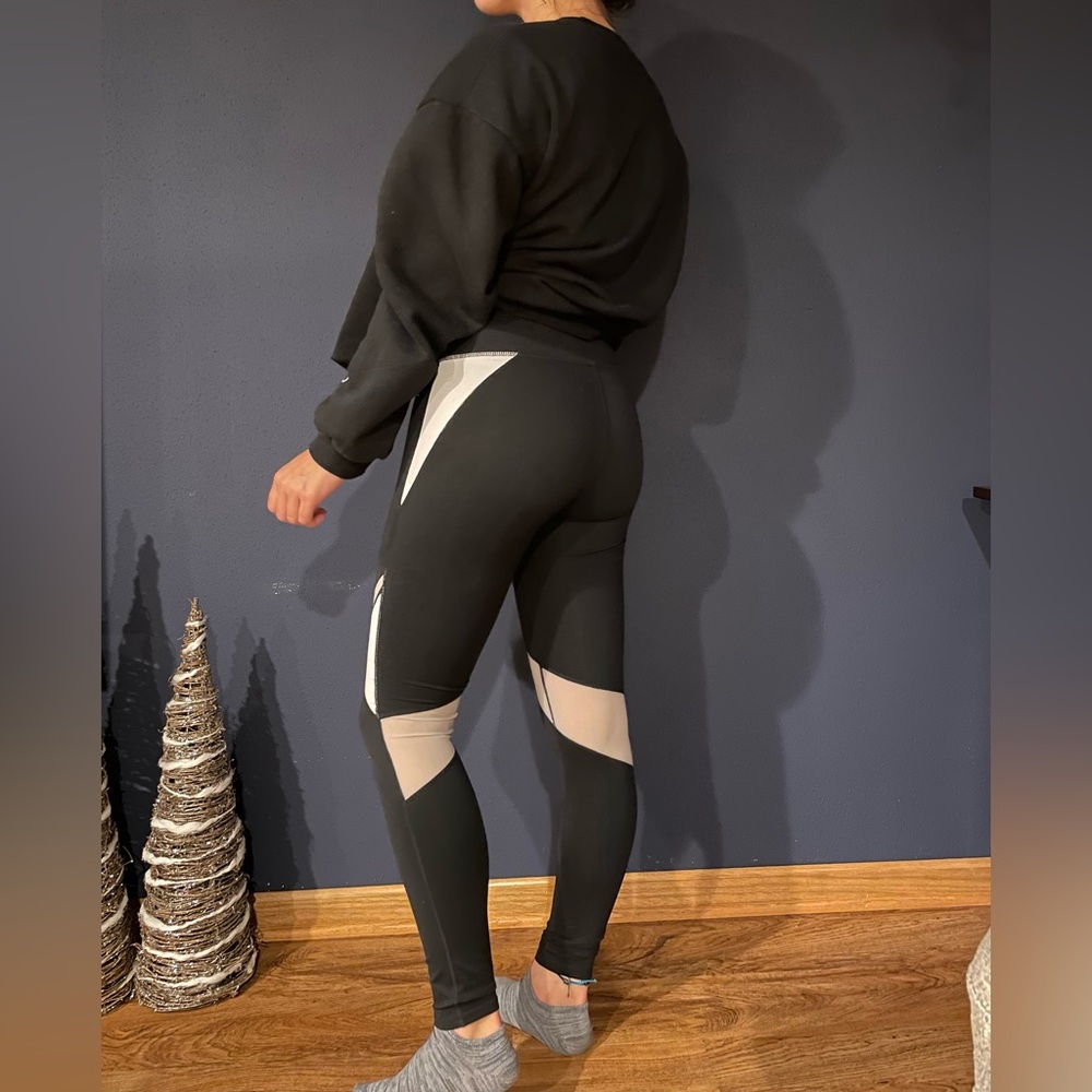 Fabletics Black and White Leggings